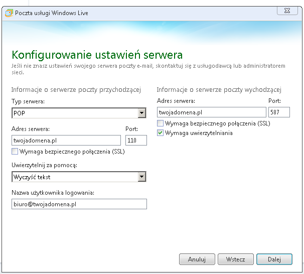Poczta Windows Live2